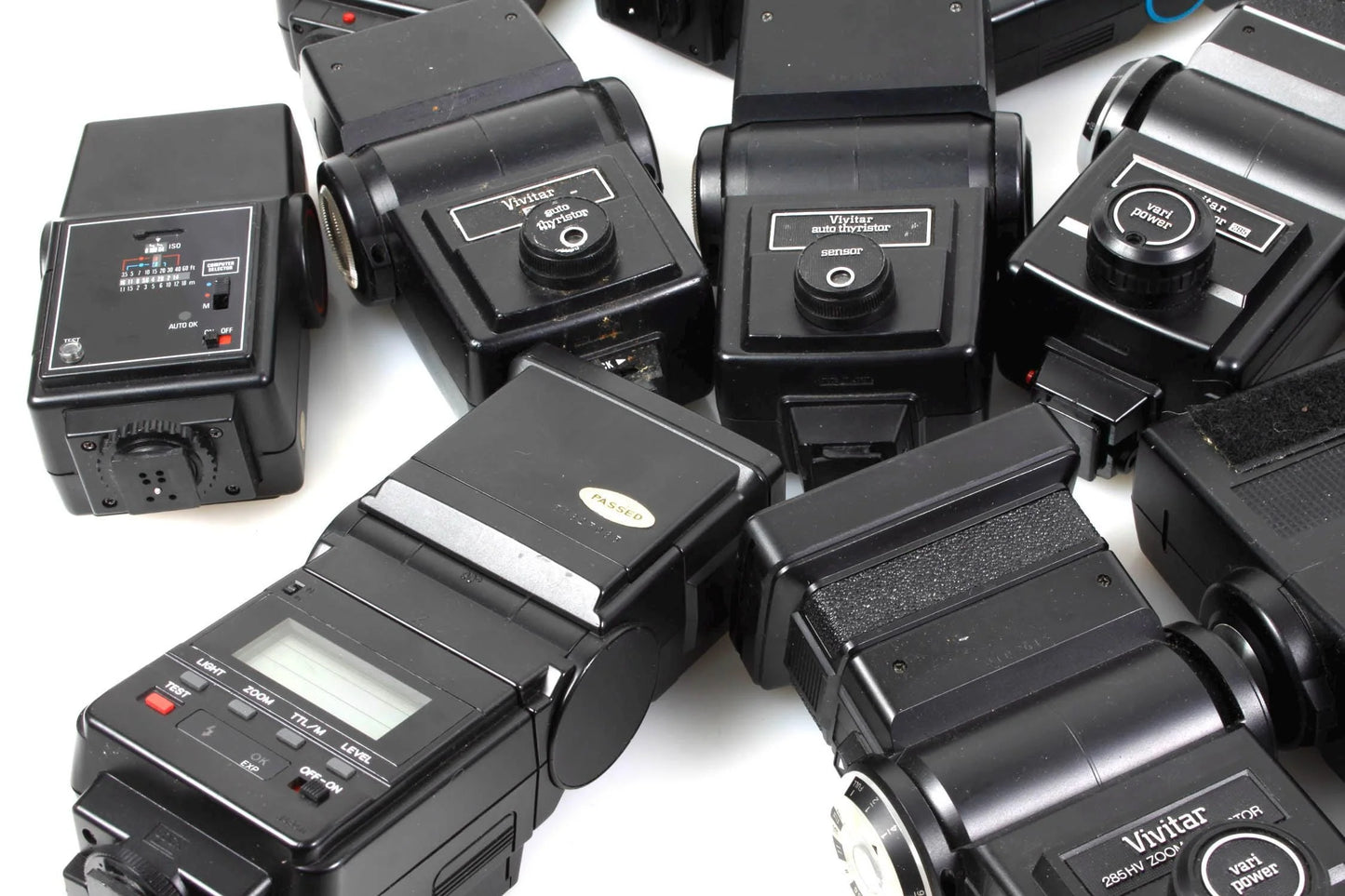 Lot of Broken Adjustable Flash Units PARTS