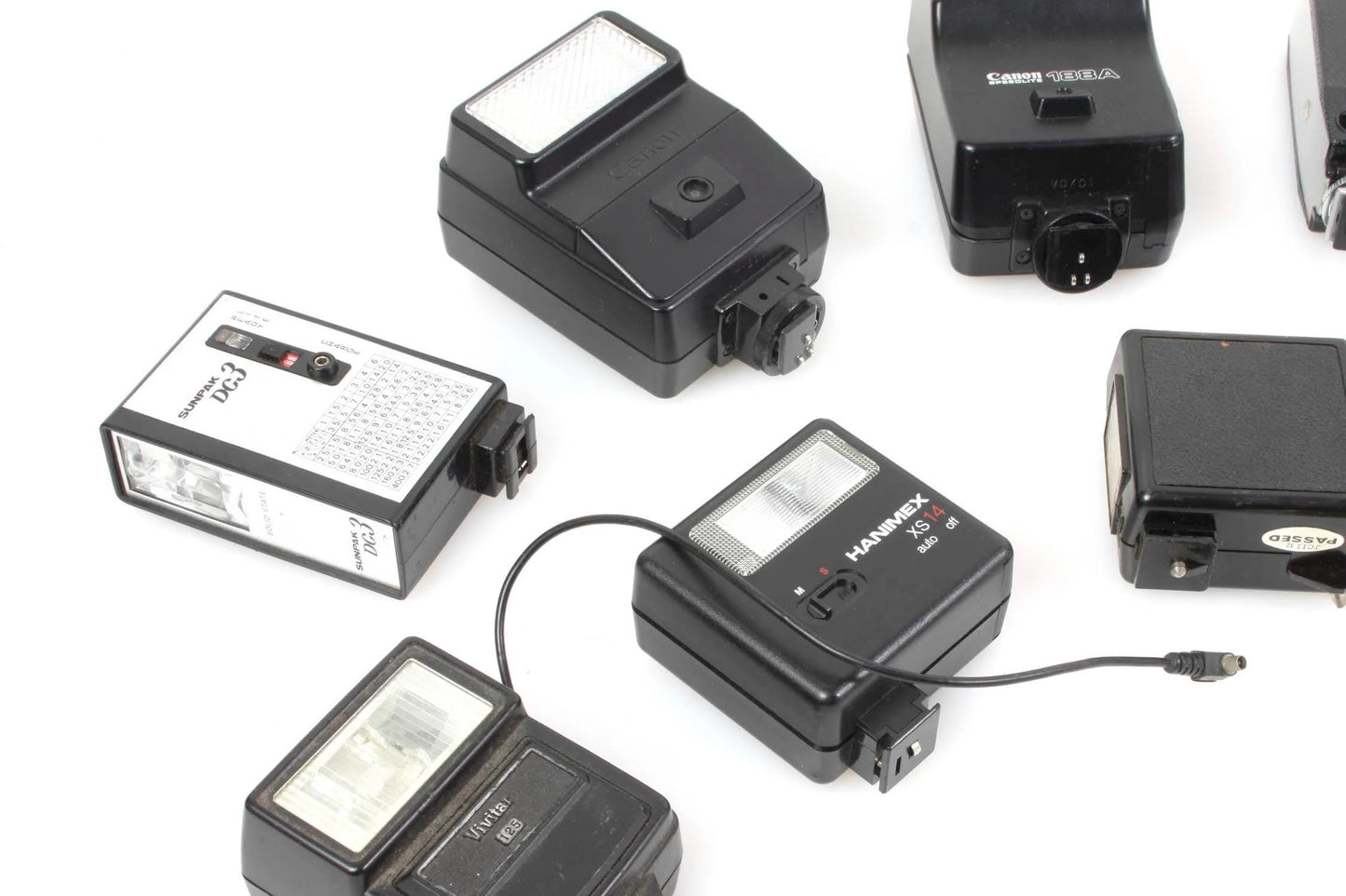 Lot of Smaller Broken Camera Flash Units PARTS