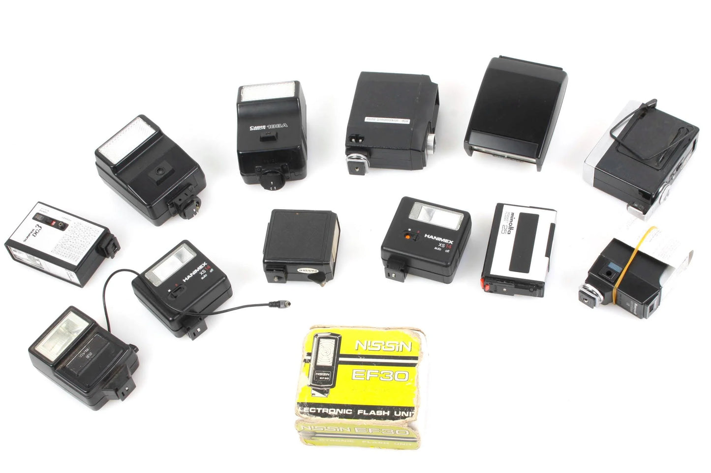 Lot of Smaller Broken Camera Flash Units PARTS