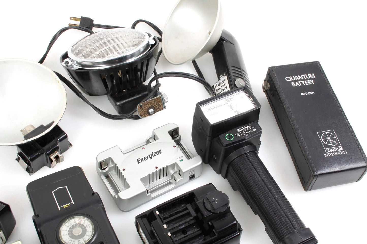 Lot of Broken Camera Flashes and Accessories PARTS