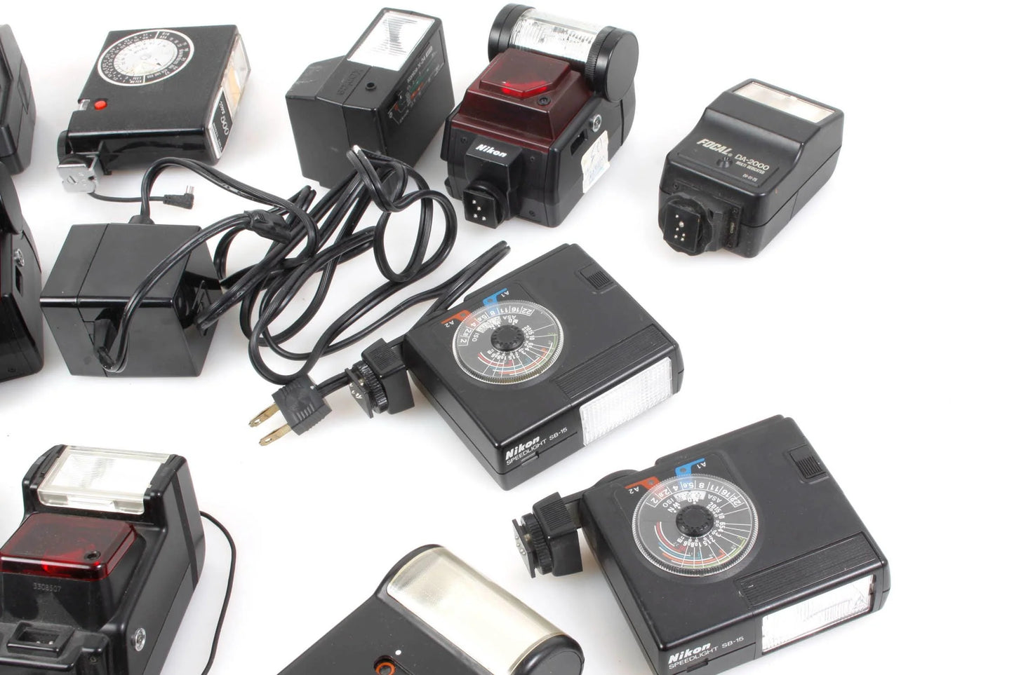 Lot of Broken Camera Flashes PARTS
