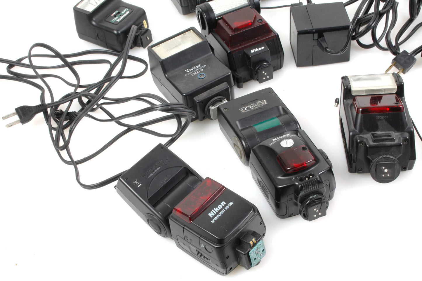 Lot of Broken Camera Flashes PARTS