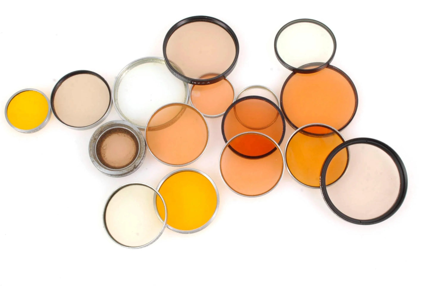 Set of Various Filters , Lot of 16 (Daylight, Orange, Haze)