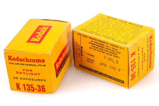 Vintage Kodachrome Slide Film 1960s Lot of 2