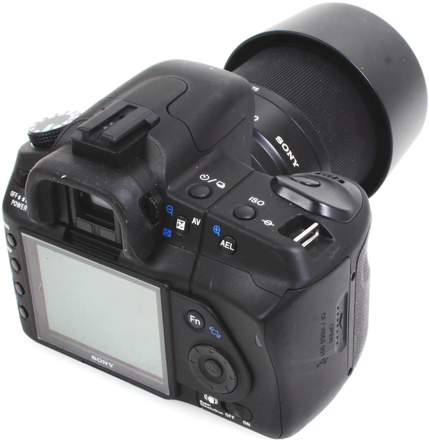 Sony A200 Digital Camera w/ Lens, Batteries, Charger, Literature & Bag