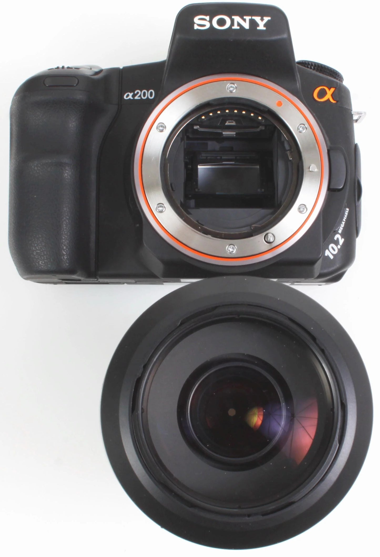 Sony A200 Digital Camera w/ Lens, Batteries, Charger, Literature & Bag