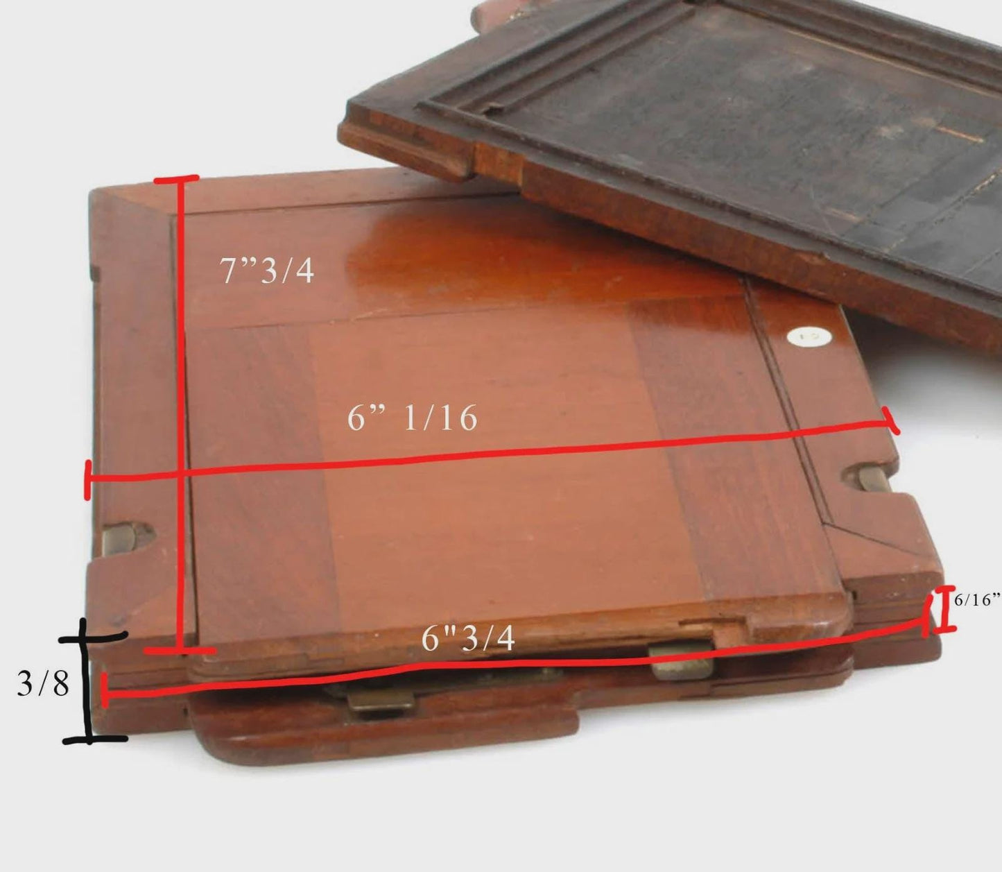 4 1/2 X 6 1/2 Wooden Cut Film Holder Set of 2