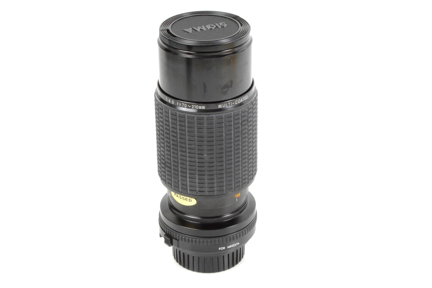 Sigma 70-210mm F/4.5 Lens for Minolta