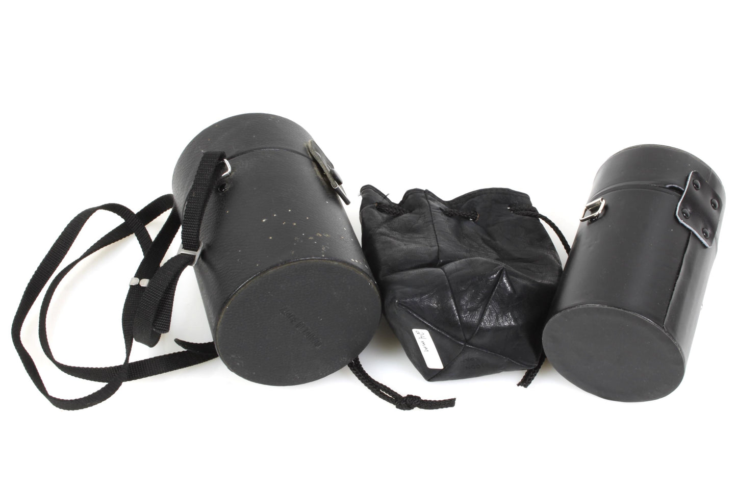 Camera Lens Cases - 2 Hard, 1 Pouch