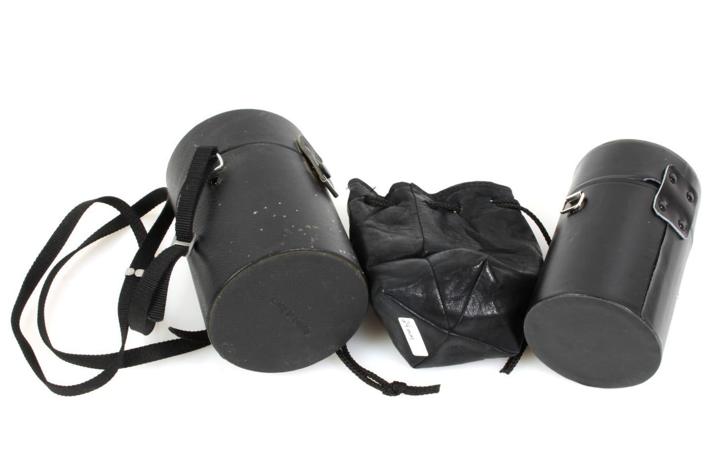 Camera Lens Cases - 2 Hard, 1 Pouch