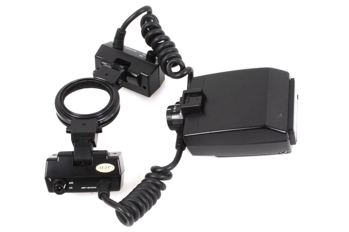 Olympus T28 Macro Twin Flash Full Set w/ T Power Control & Original Manuals