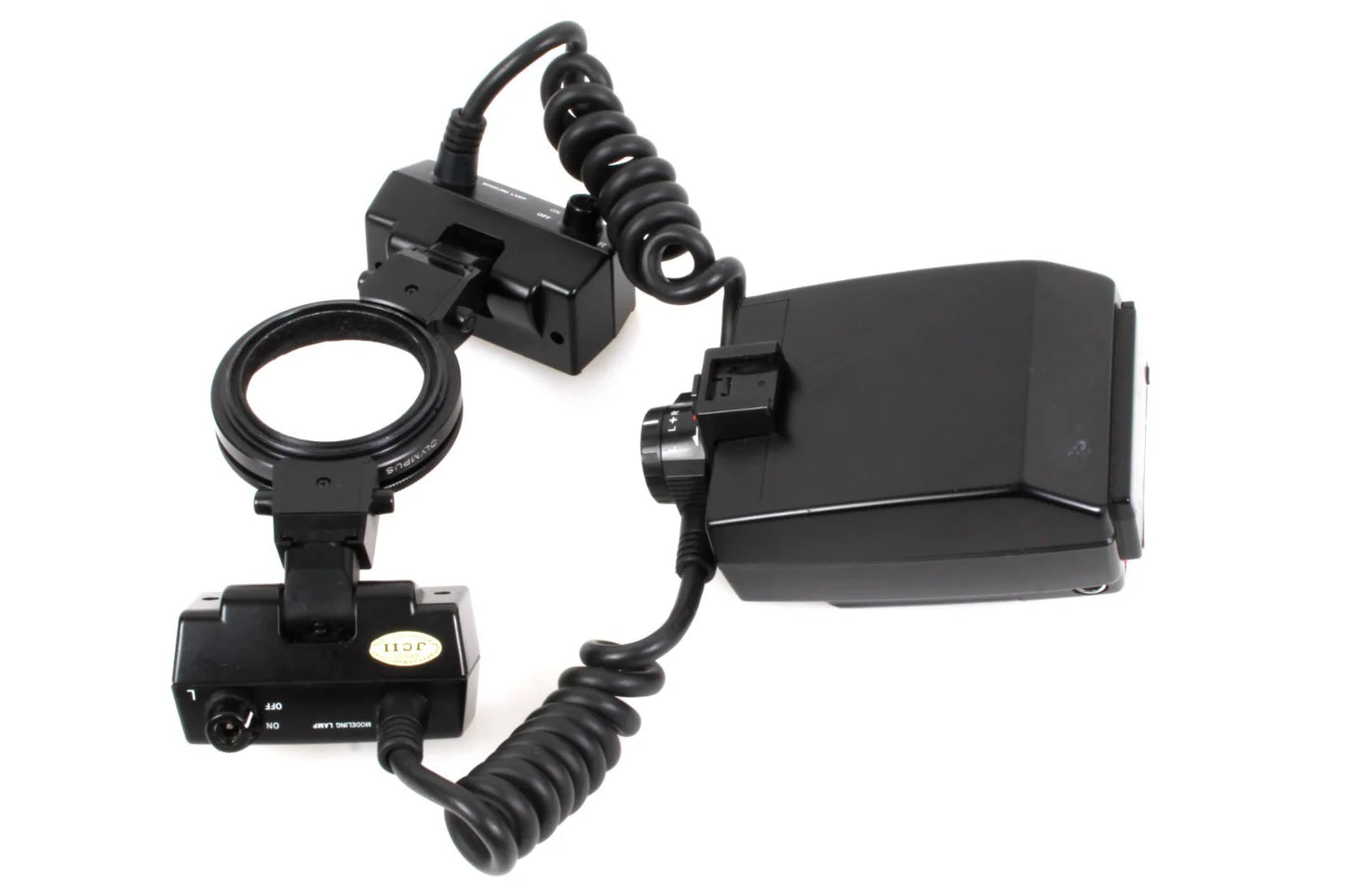 Olympus T28 Macro Twin Flash Full Set w/ T Power Control & Original Manuals