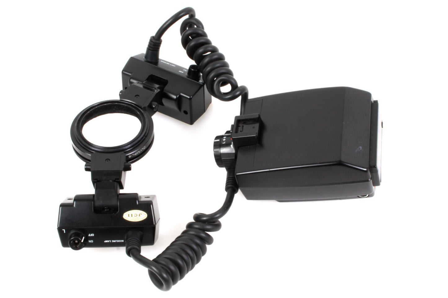 Olympus T28 Macro Twin Flash Full Set w/ T Power Control & Original Manuals