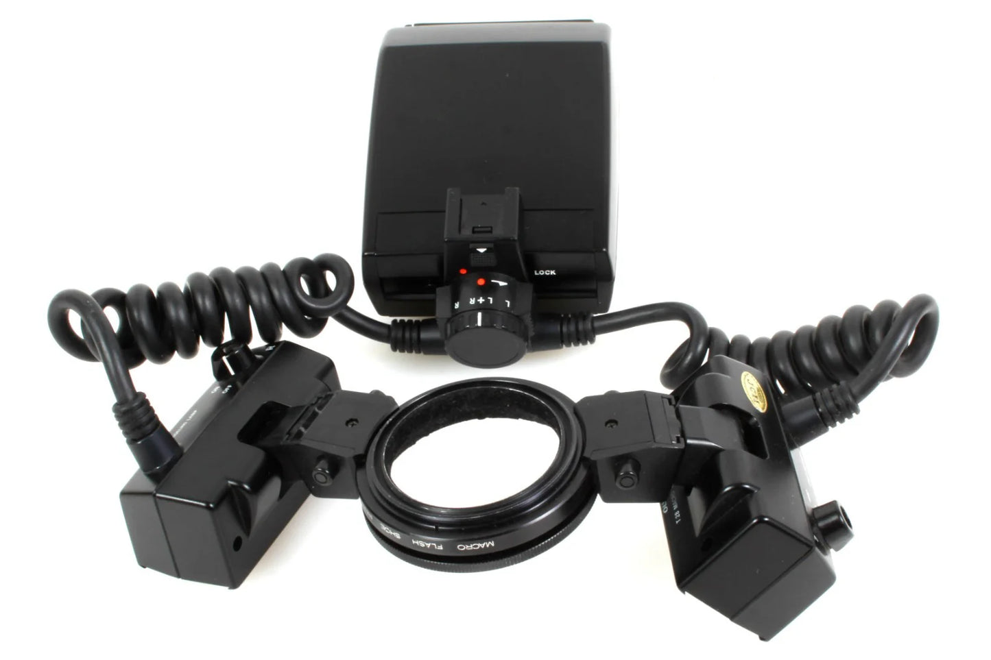 Olympus T28 Macro Twin Flash Full Set w/ T Power Control & Original Manuals