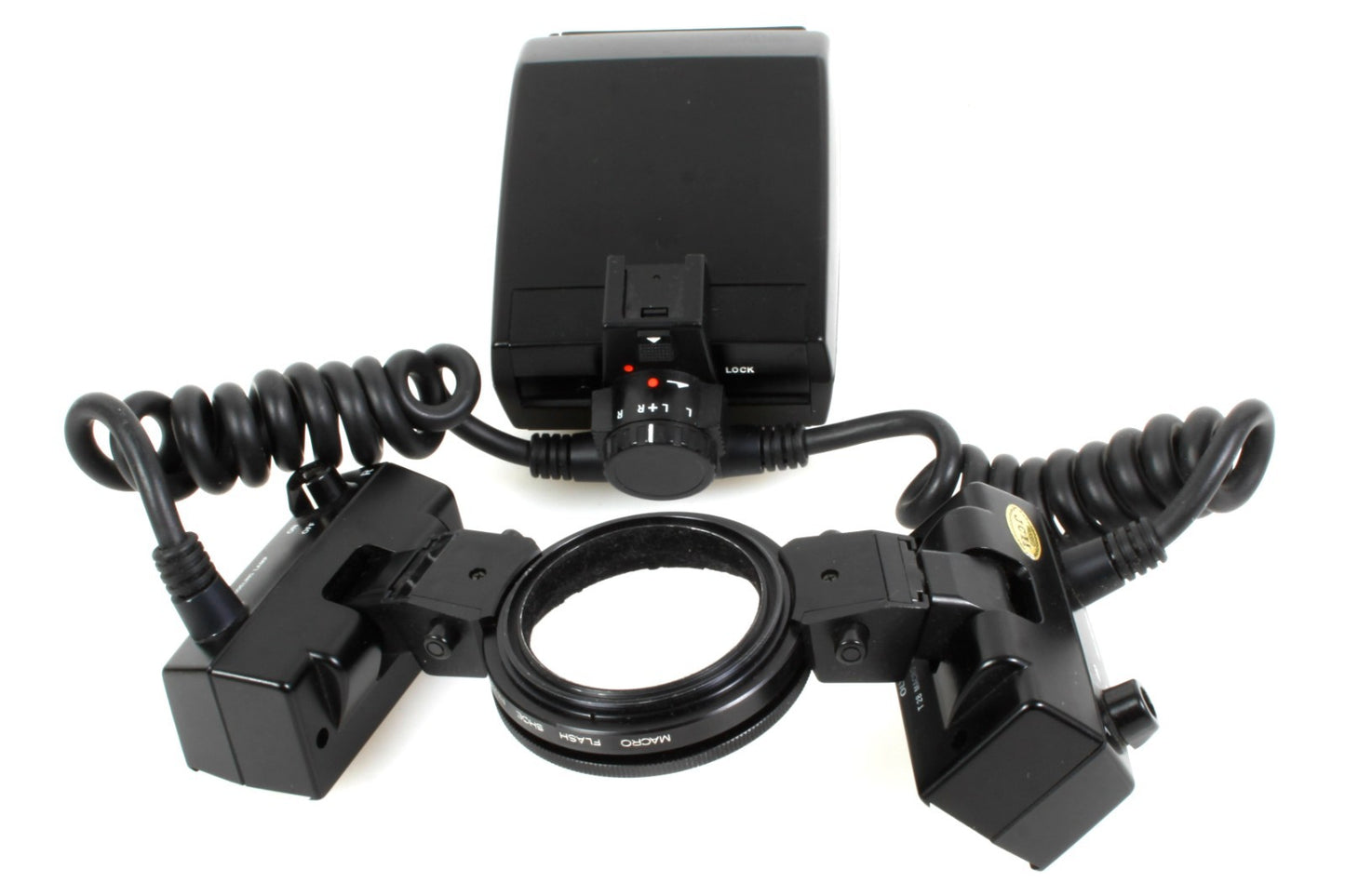Olympus T28 Macro Twin Flash Full Set w/ T Power Control & Original Manuals