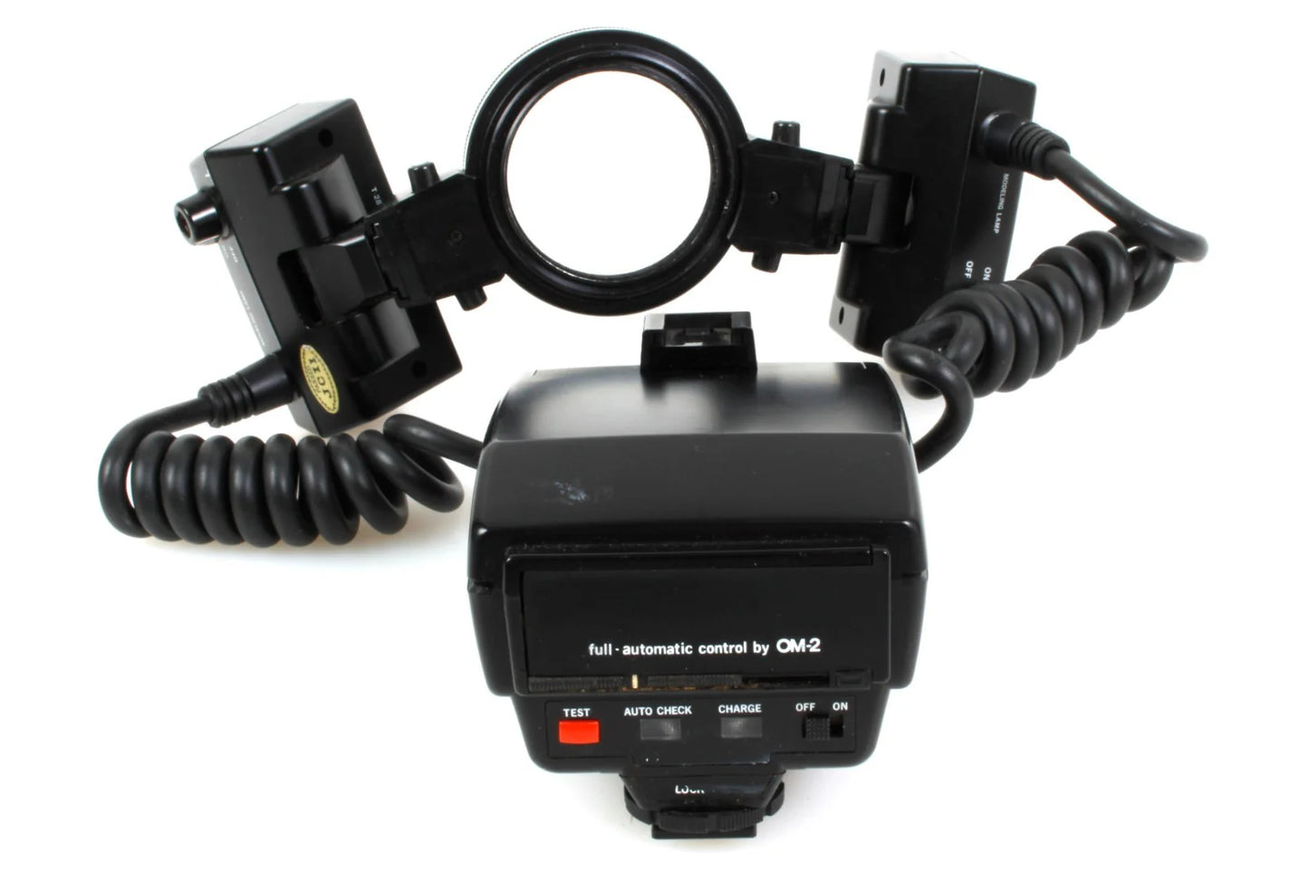 Olympus T28 Macro Twin Flash Full Set w/ T Power Control & Original Manuals