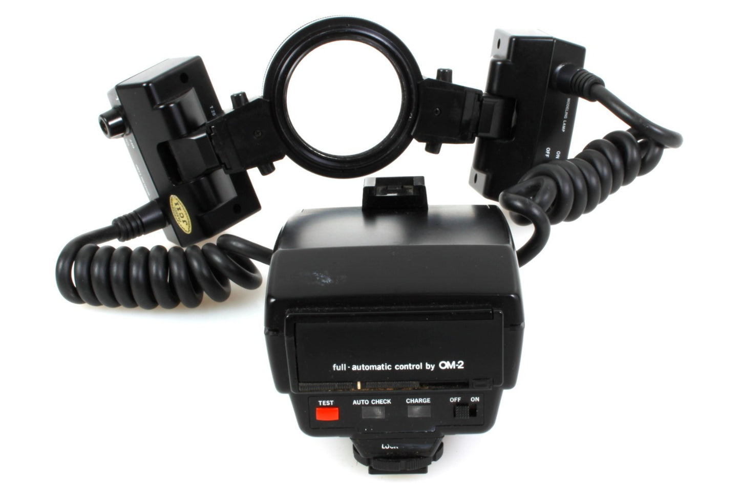 Olympus T28 Macro Twin Flash Full Set w/ T Power Control & Original Manuals