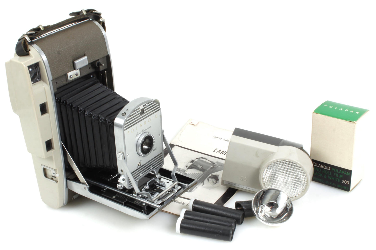 1957 Polaroid 800 Land Camera with Accessories & Film - Prop/Display