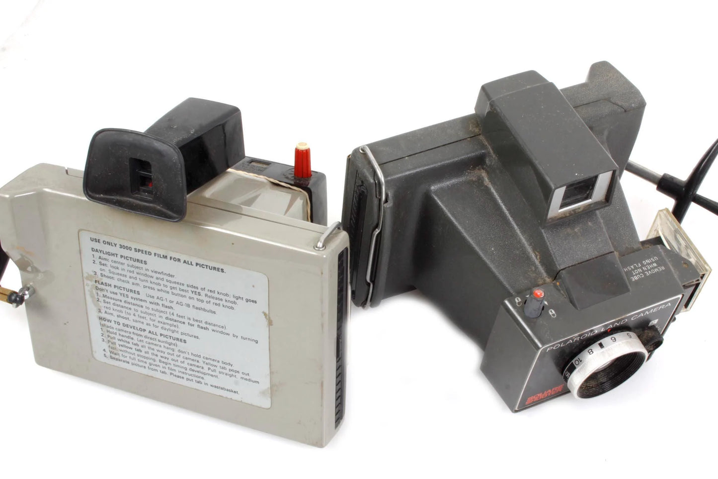 Vintage Polaroid Land Camera Set of 2