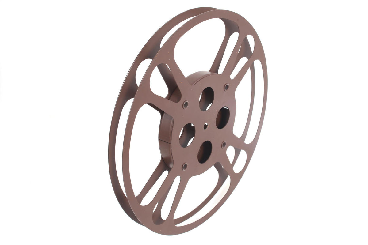 Movie Reel & Cannister 16mm 10 1/2 Inch Wide