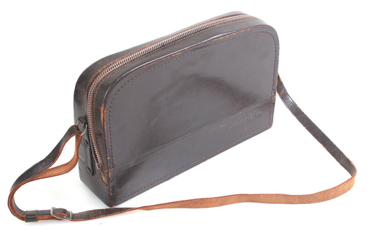 Minolta Vintage Case Brown Leather