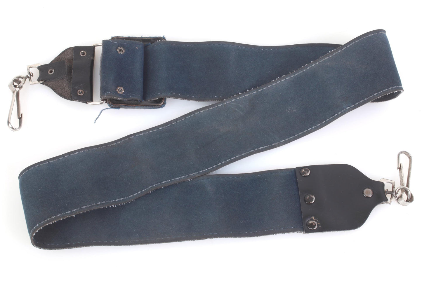 Vintage Camera Strap 1960s Wide Blue