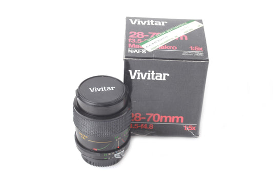 Vivitar 28-70mm F/3.5-4.8 Lens for Nikon