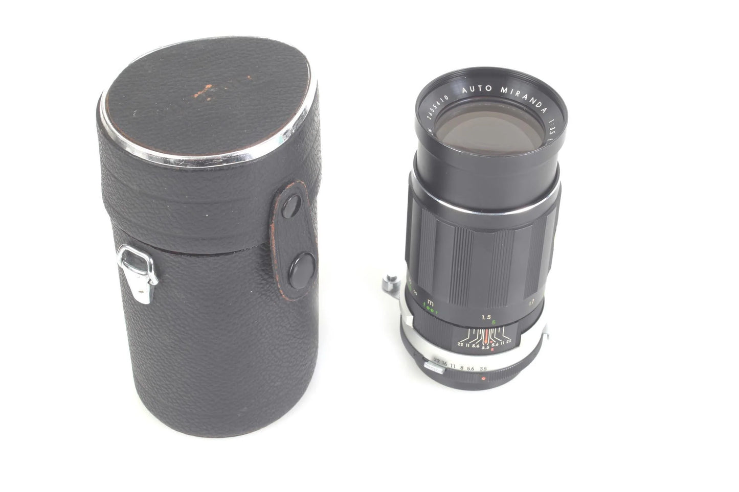 Miranda Auto 135mm F/3.5 Lens w/Case and Hood