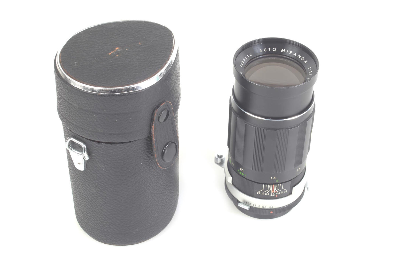 Miranda Auto 135mm F/3.5 Lens w/Case and Hood