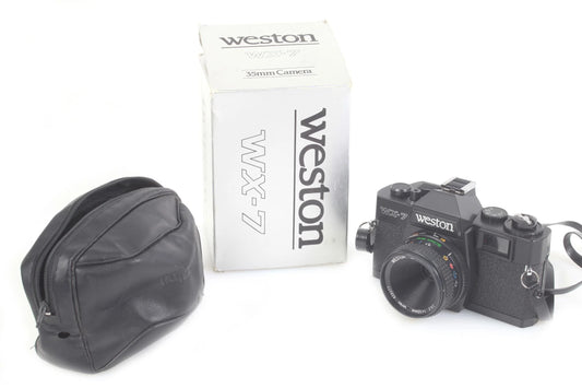 Weston WX-7 35mm Camera in Box DISPLAY/PARTS
