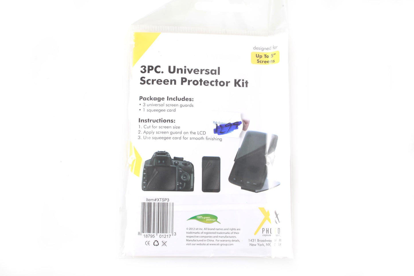 3PC Universal Screen Protector Kit