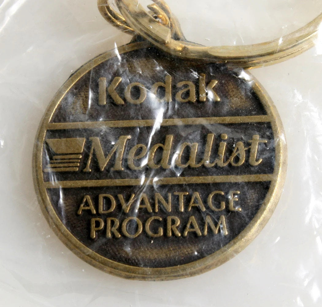 Kodak Advantix Medalist APS Brass Keychain