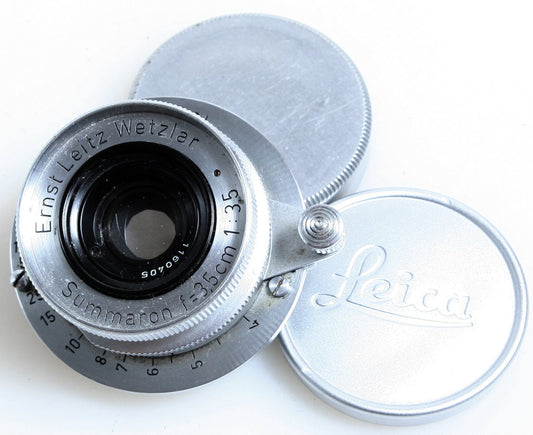 Leica Leitz Elmar LTM 35mm f3.5 M39 Wide Angle Prime Lens Germany  652946