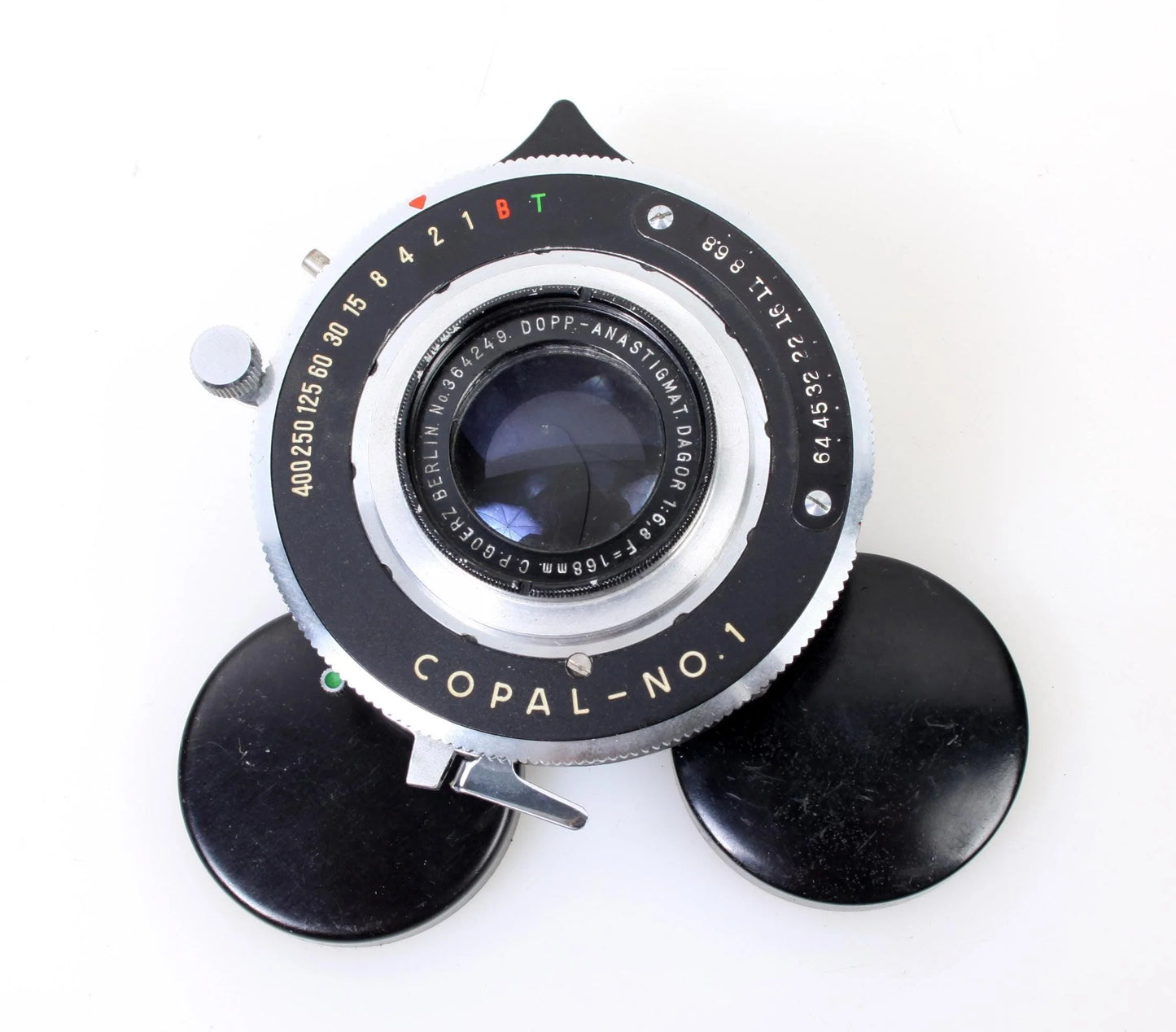Goerz 6 1/2 Inch (168MM) F6.8 in Copal NO. 1 With Front and Back Cap