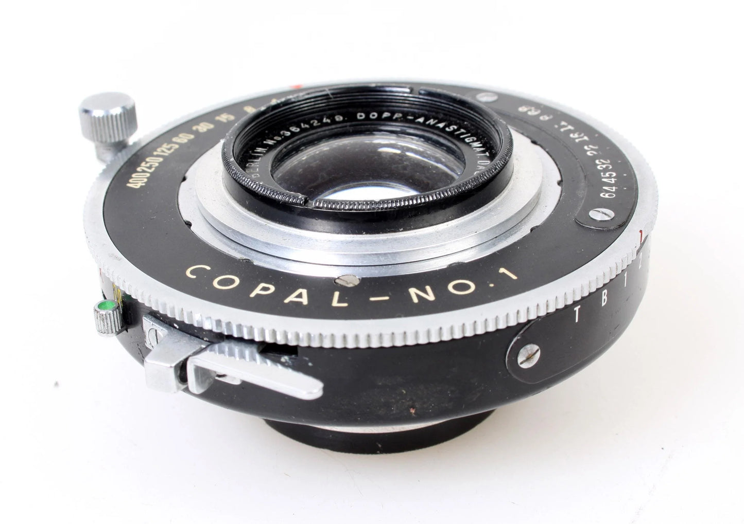Goerz 6 1/2 Inch (168MM) F6.8 in Copal NO. 1 With Front and Back Cap