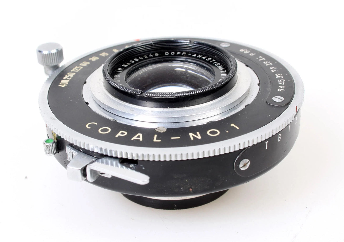 Goerz 6 1/2 Inch (168MM) F6.8 in Copal NO. 1 With Front and Back Cap