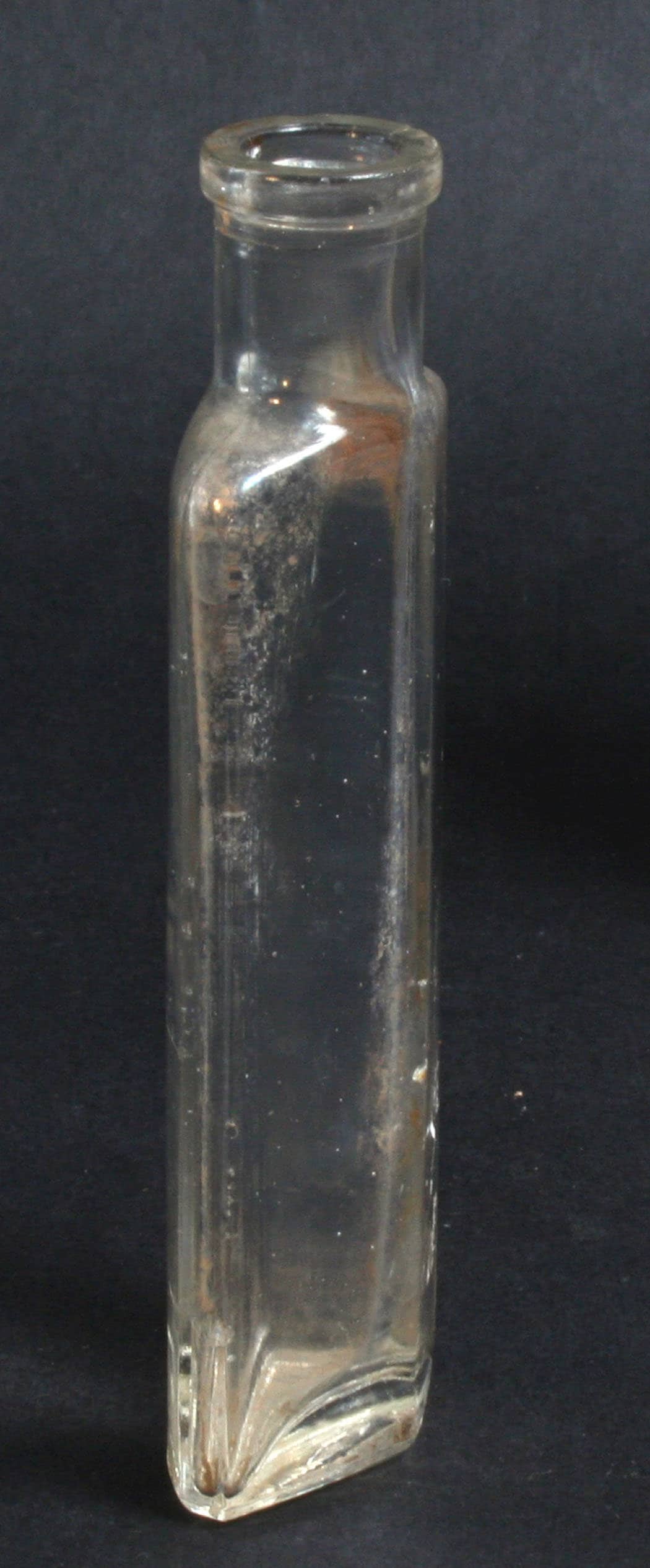 Vintage Medicine Bottles, Set Of 3//Glass Bottle//Clear Bottle