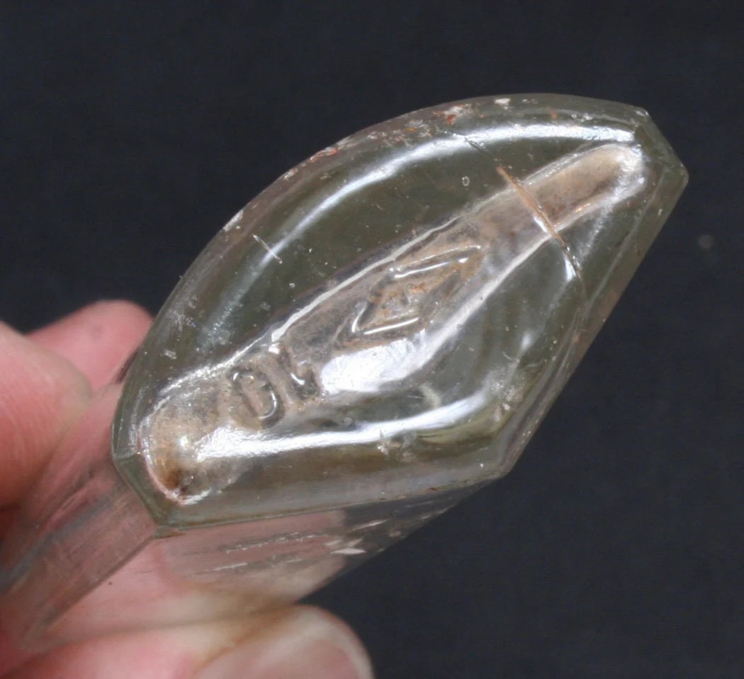 Vintage Medicine Bottles, Set Of 3//Glass Bottle//Clear Bottle