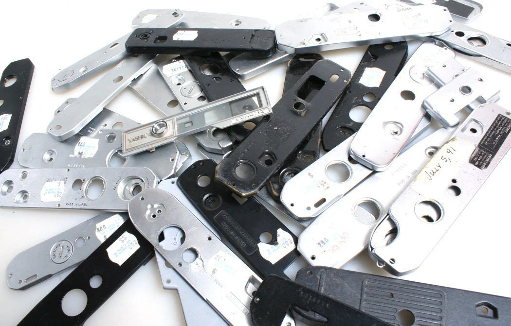 Film Camera Parts//Camera Bottom Covers, Mixed Lot//Sculpture Parts//Camera Art