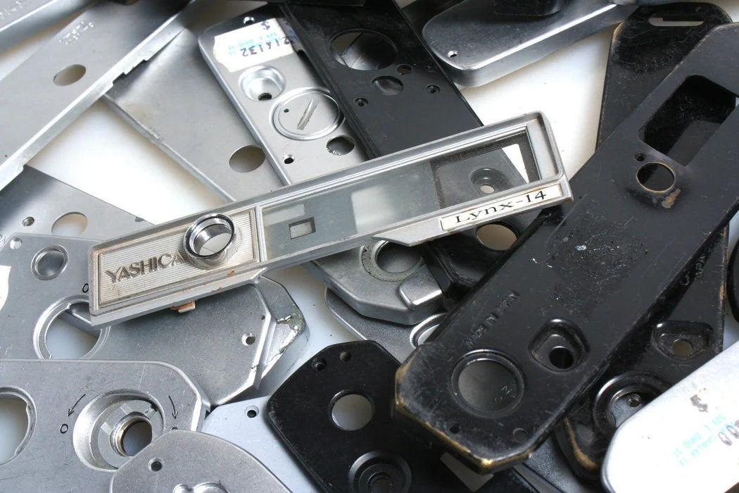 Film Camera Parts//Camera Bottom Covers, Mixed Lot//Sculpture Parts//Camera Art