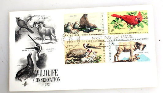 Wildlife Conservation 1972 Stamps//Collectible Stamps//8 Cent Stamps