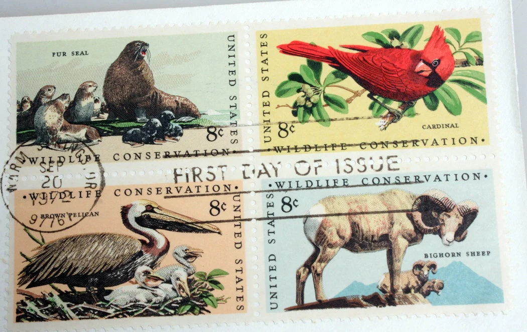 Wildlife Conservation 1972 Stamps//Collectible Stamps//8 Cent Stamps