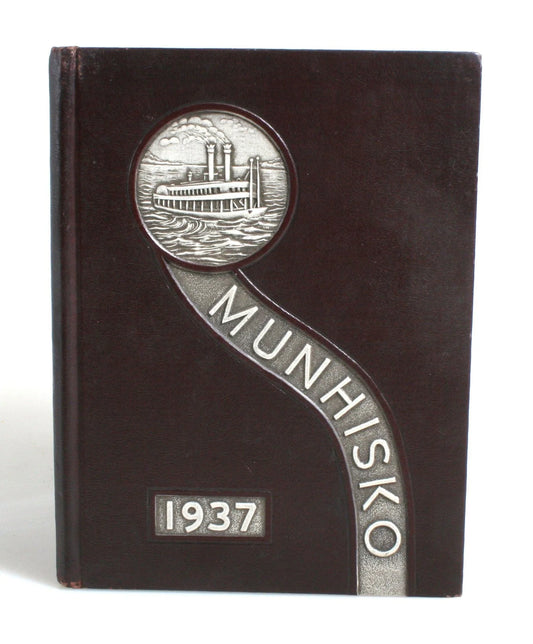 1937 Munhisko Munhall Pa. High School Year Book//Picture Book/School Student Pictures