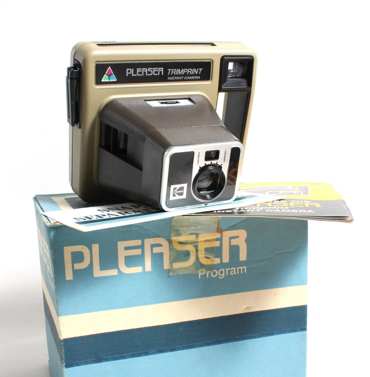 Kodak Pleaser Trimprint Instant Camera, New Old Stock with Box