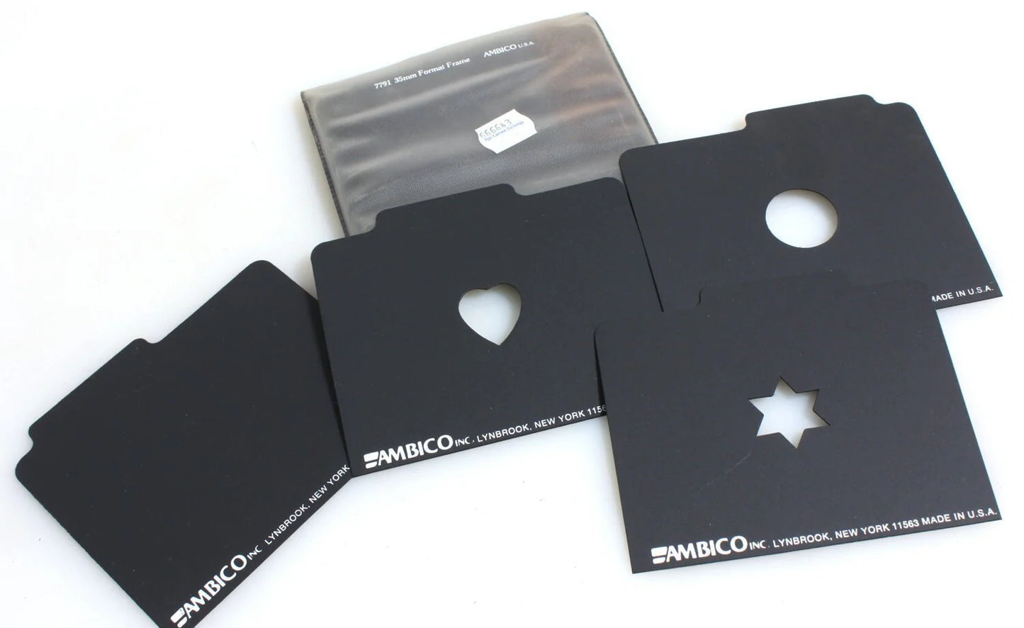 Ambico 35mm Format Frame//Vintage //Heart Frame//Star Frame