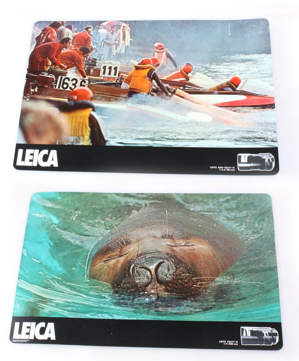 Leica Dual Sided Hanging Lens Advertising Signs Set of 4