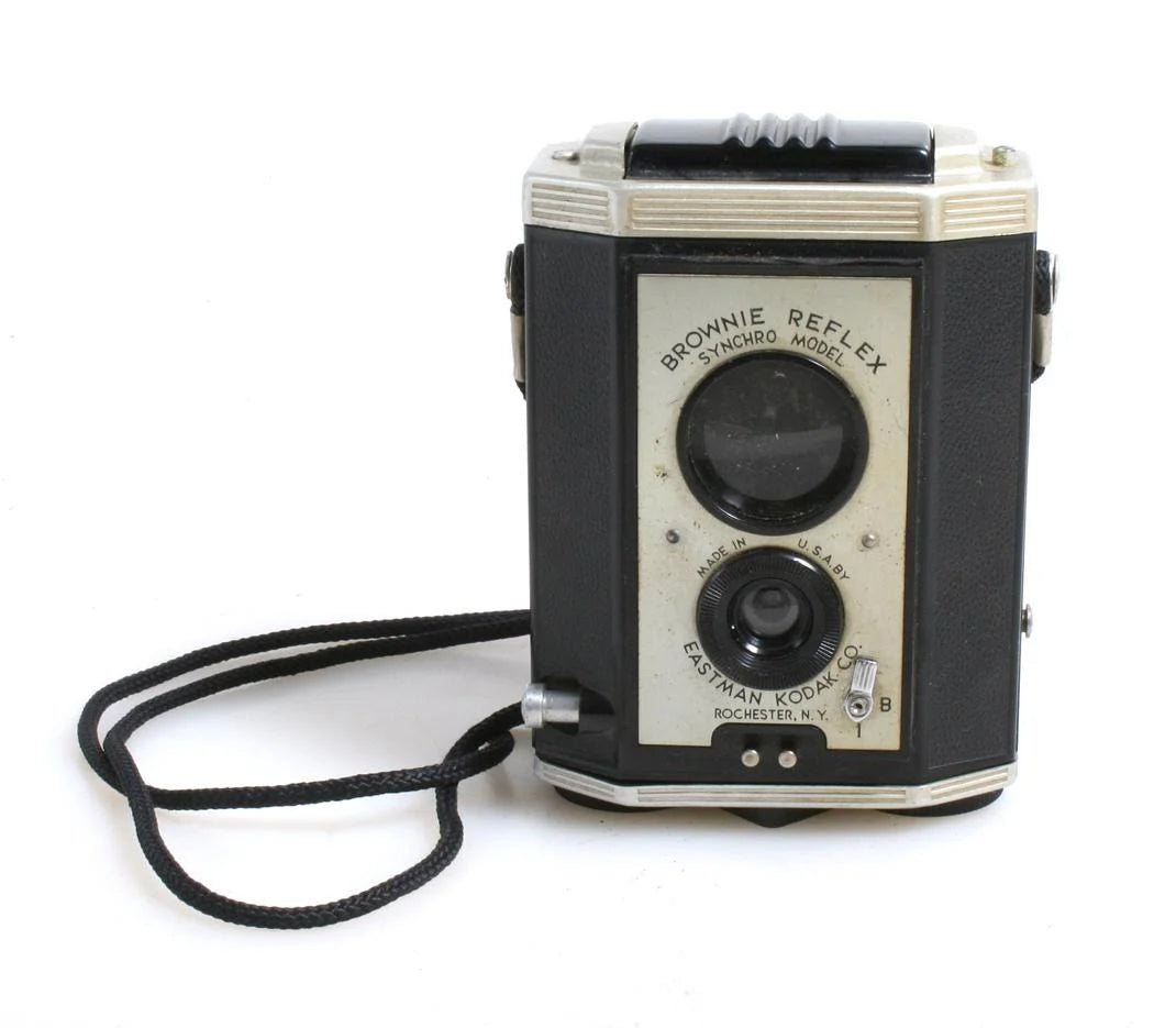 Kodak Art-Deco TLR Camera with Original Strap