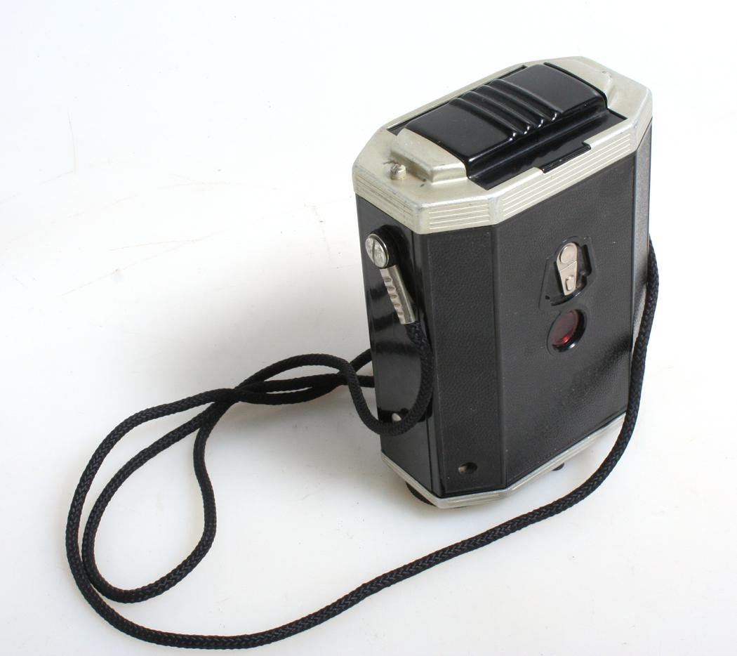 Kodak Art-Deco TLR Camera with Original Strap