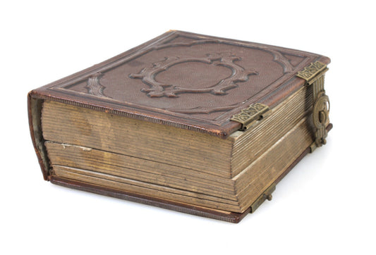 Steampunk Decor//Antique CDV/Tintype Photo Album