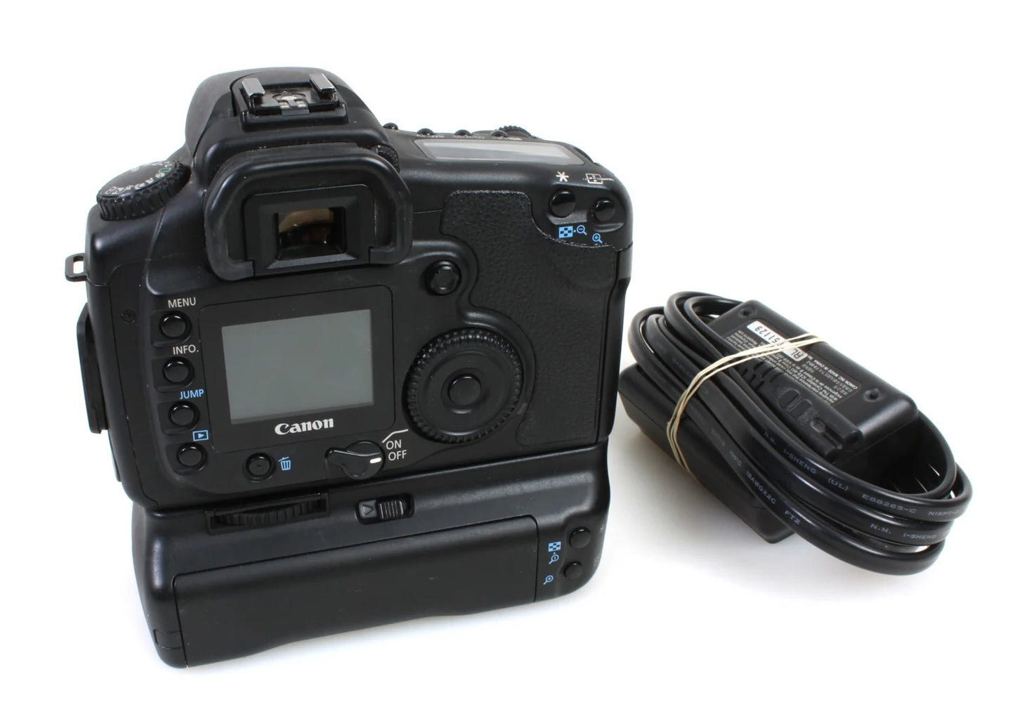 Canon 20D w/ BG-E2 Canon Battery Grip & 18-55mm Lens Digital Camera